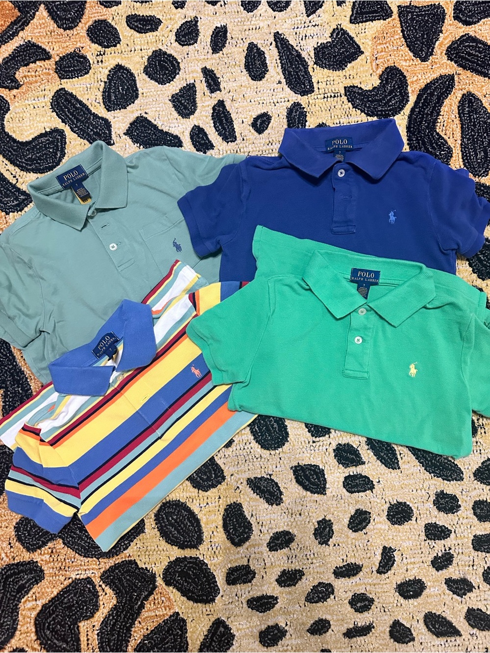 Polo by Ralph Lauren Kids Polo Lot - Blue, Green, Navy, Striped